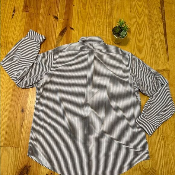 Polo Ralph Lauren Shirt Men’s XXLarge Striped Nylon Blend Button Down Pony Logo - Picture 9 of 9